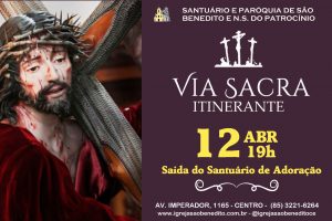 Programação da Semana Santa terá início com Via Sacra Itinerante dia 12/04